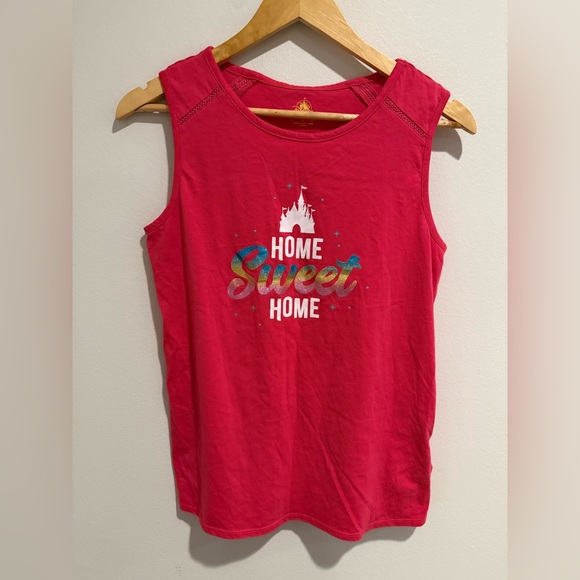 Disney Tops - Disney Outfit Tank Top for Women - Fantasyland Castle - Home Sweet Home Small